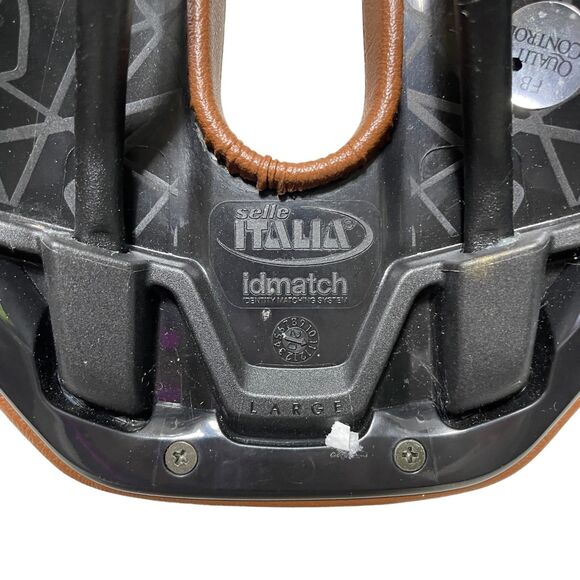 SelliItalia idmatch Boost Gravel Bike Seat Brown - Picture 5 of 6